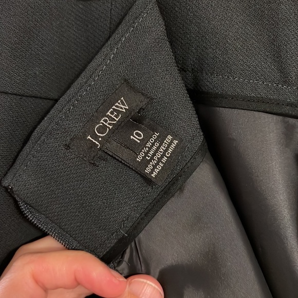 J. Crew grey wool pencil skirt size 10 - Picture 3 of 5